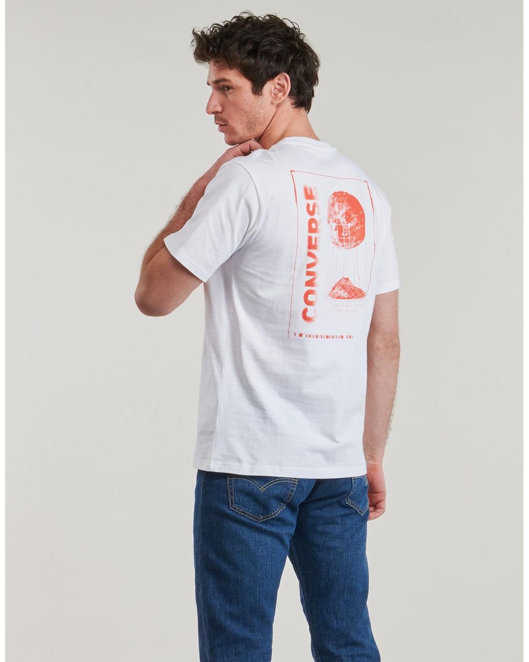 Converse White T Shirt Otherworldly Transmissions T-shirt for men