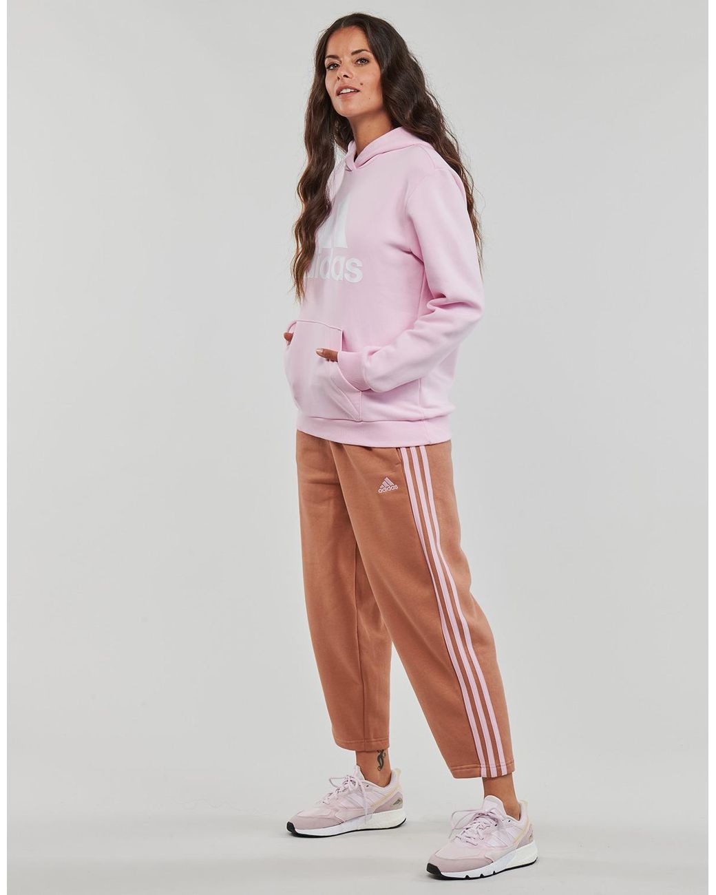 Adidas Brown Tracksuit Bottoms 3s Fl Oh Pt