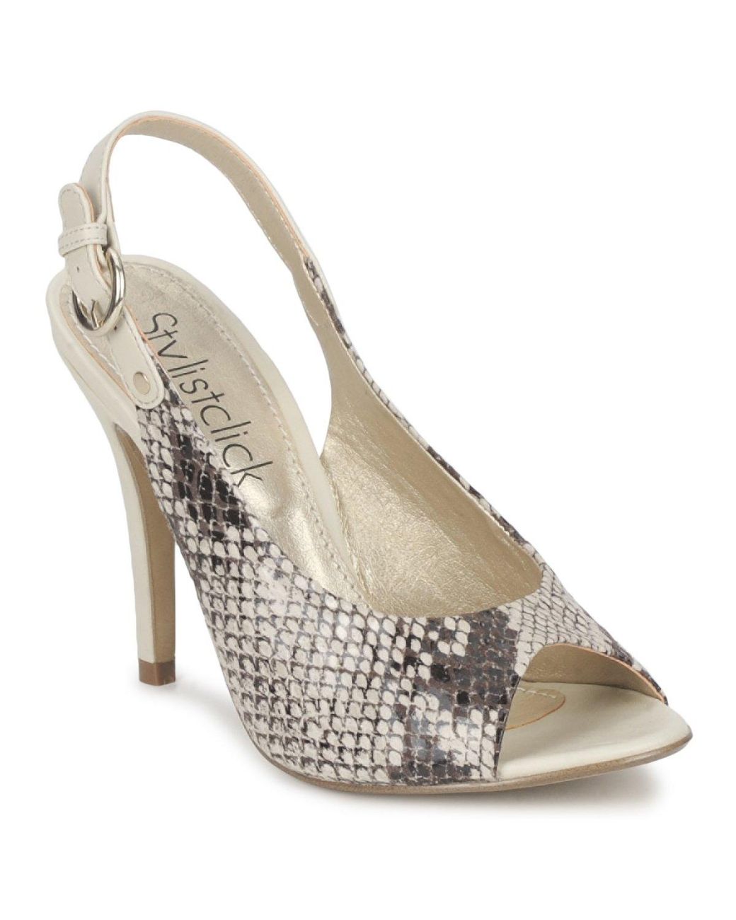 StylistClick Metallic Ruth Sandals