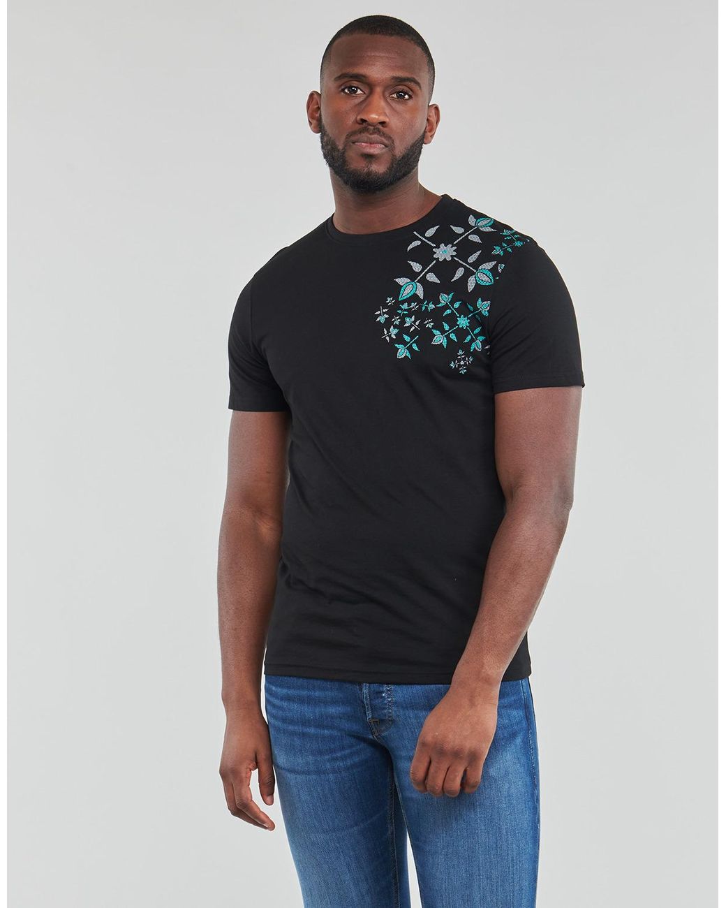 Oxbow Black P0tasta T Shirt for men