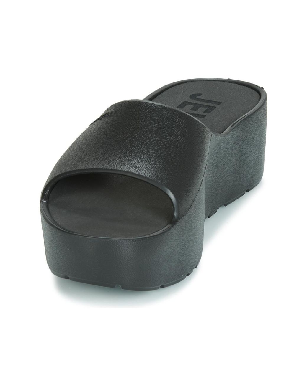 Lemon Jelly Black Sunny Mules / Casual Shoes