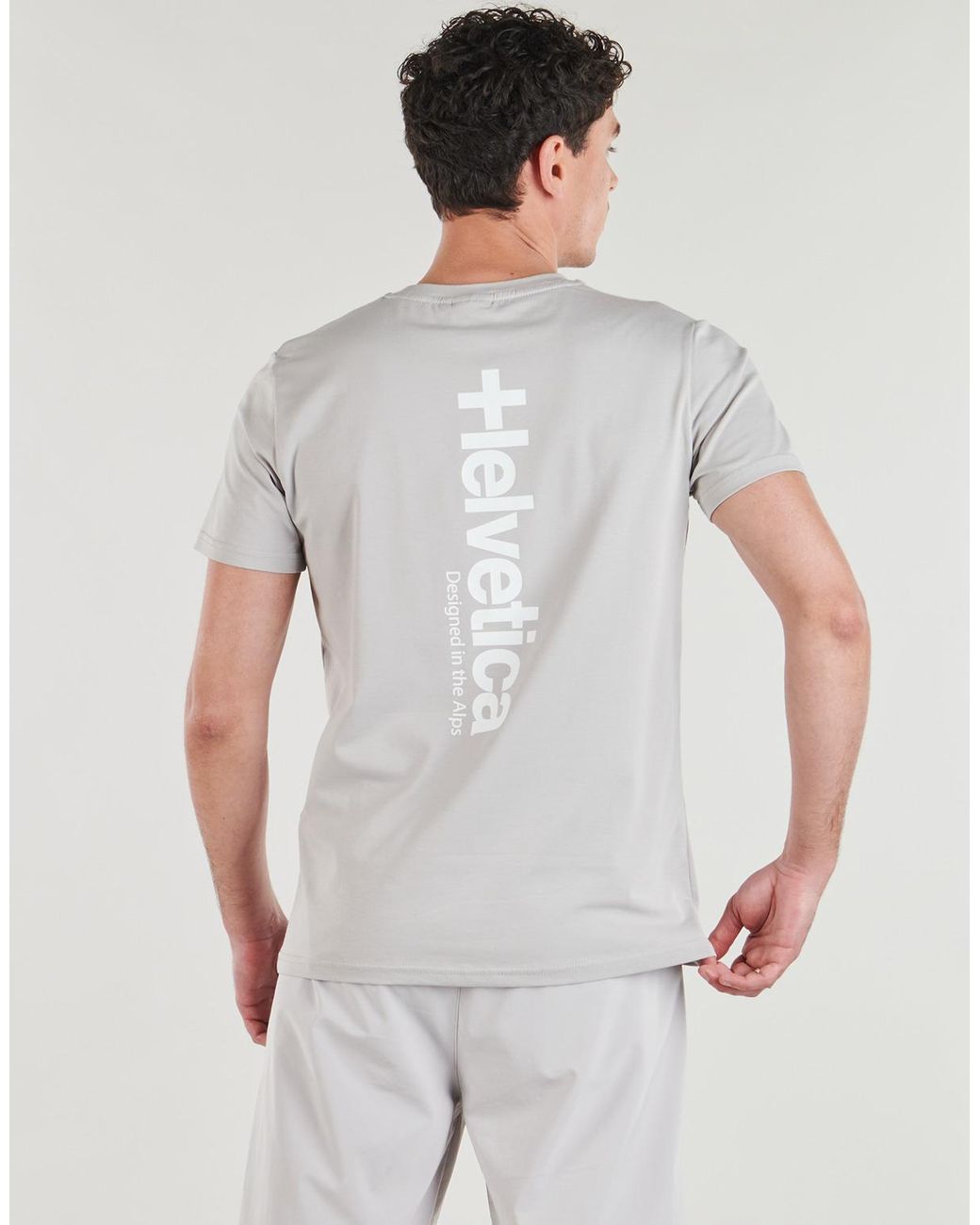 Helvetica Gray T Shirt Toronto for men