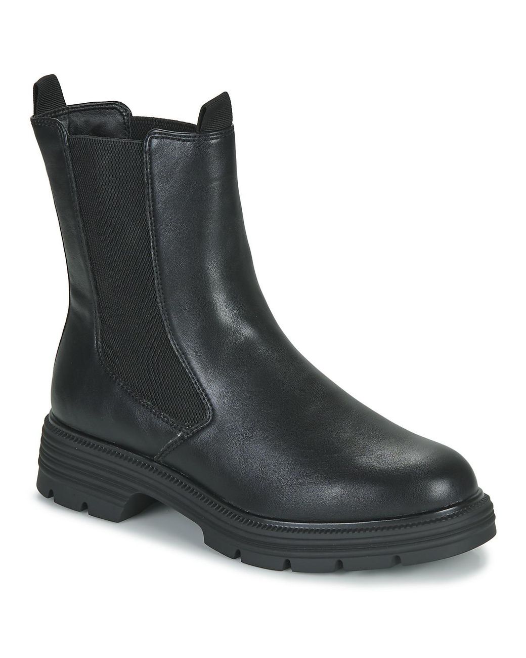 Tamaris Mid Boots 25437-001 in Black | Lyst UK