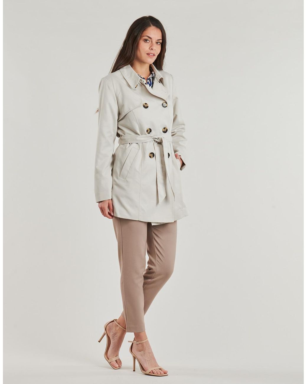 ONLY Natural Trench Coat Onlvalerie