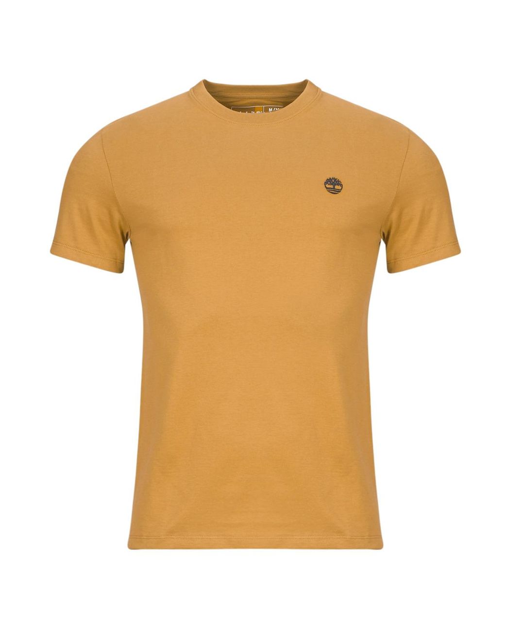 Timberland Orange Ss Dunstan River Pocket Tee Slim T Shirt for men