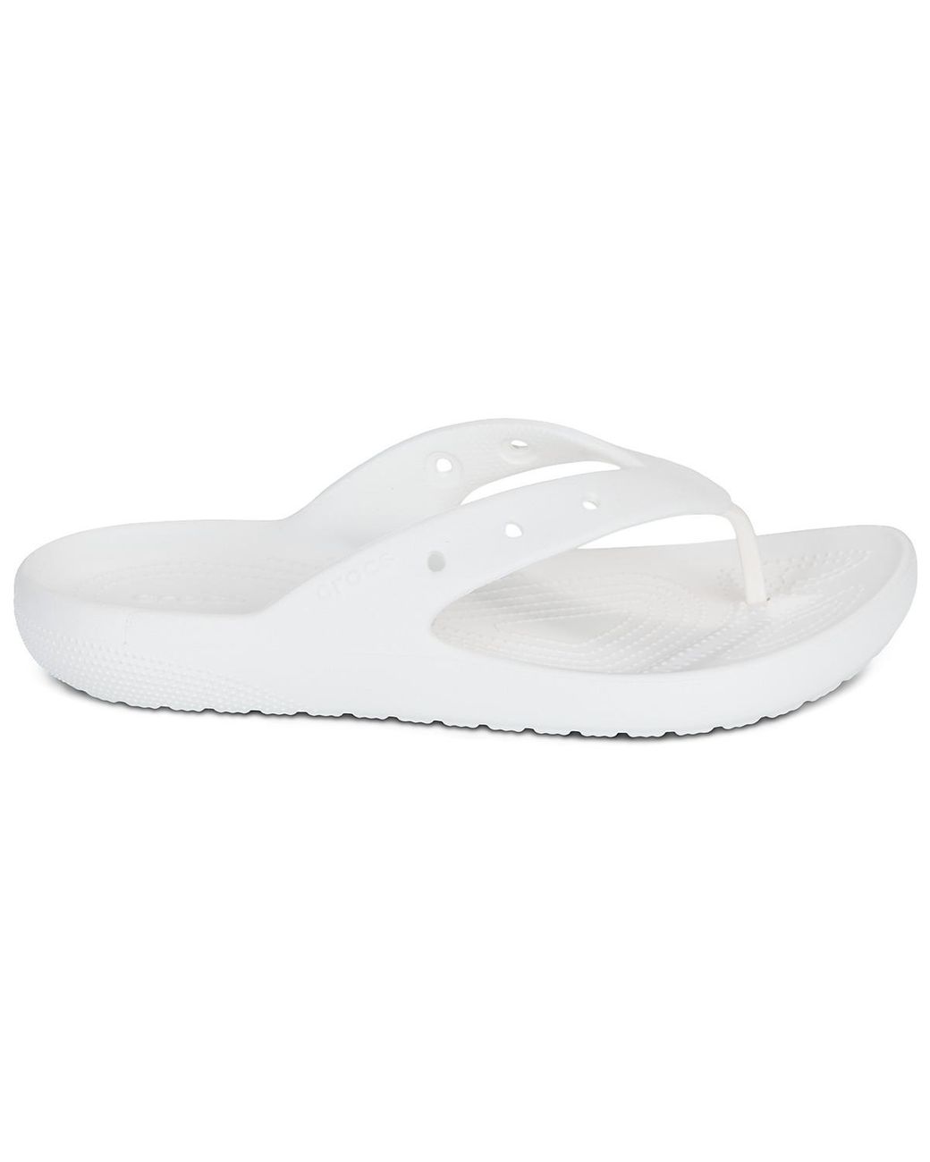 CROCSTM White Flip Flops / Sandals (shoes) Classic Flip