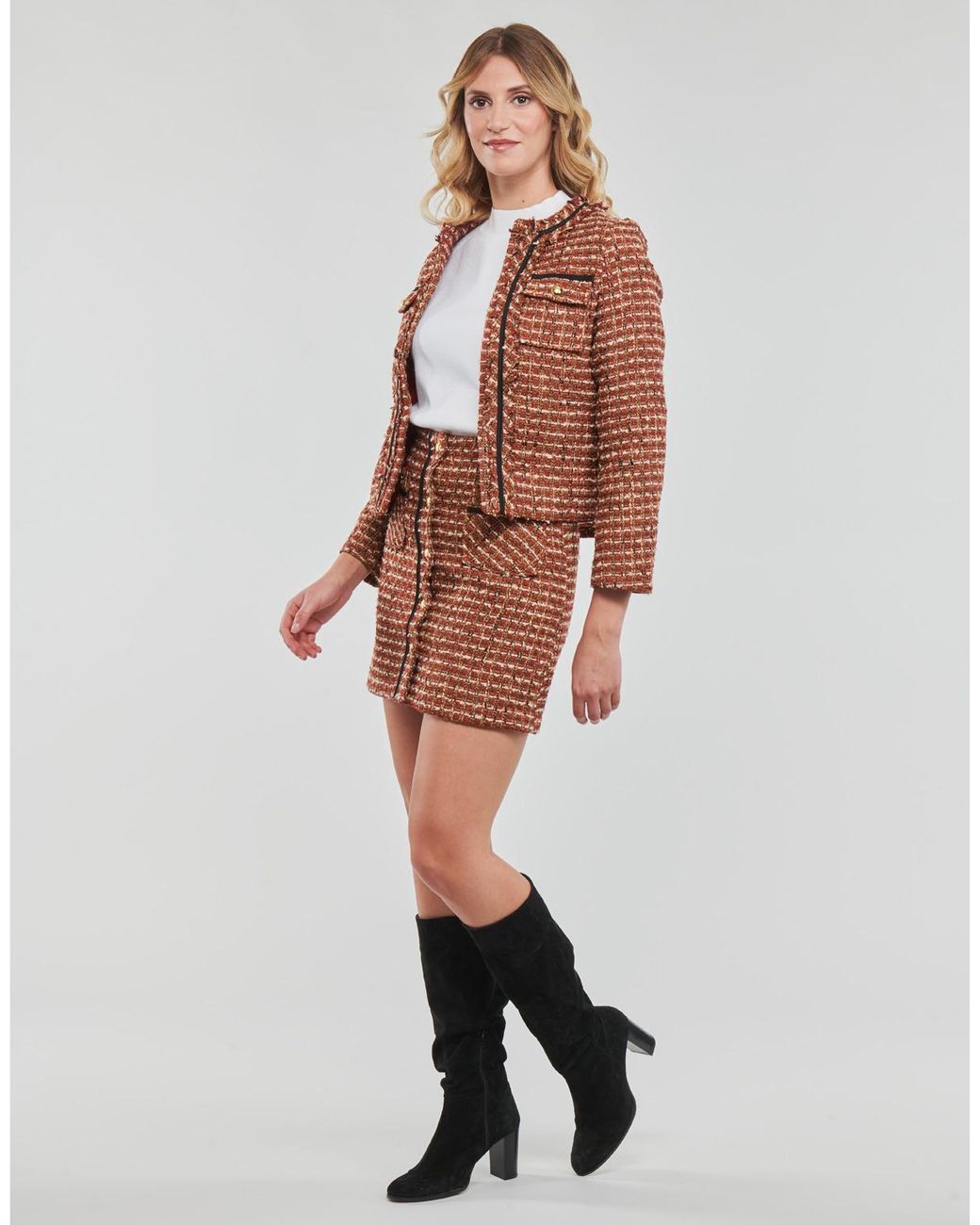 Moony Mood Brown Lycerie Skirt