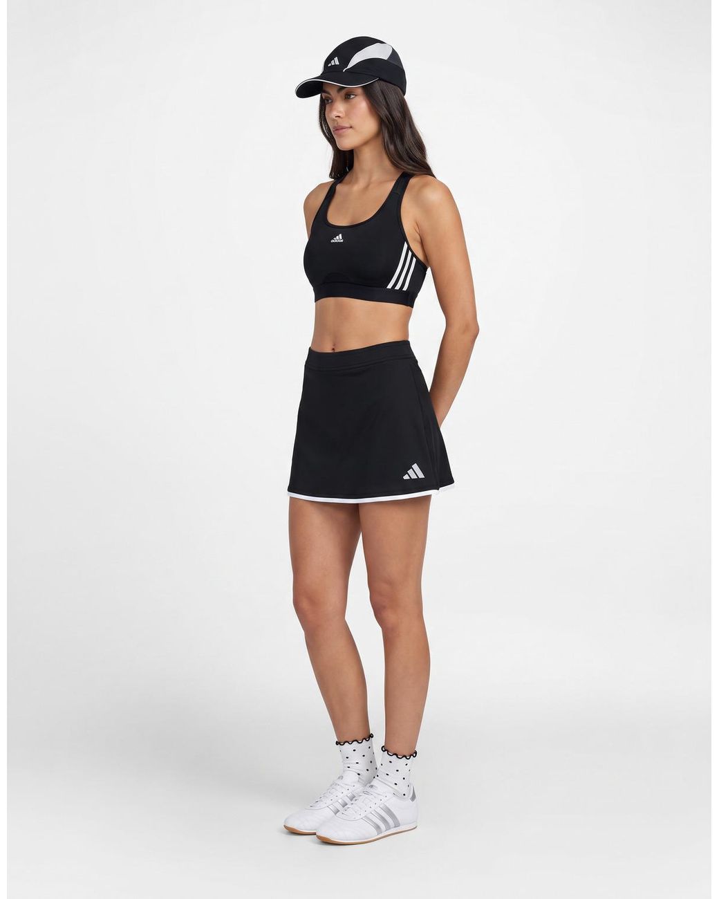 Adidas Black Short Skirts Entrada26 Skirt