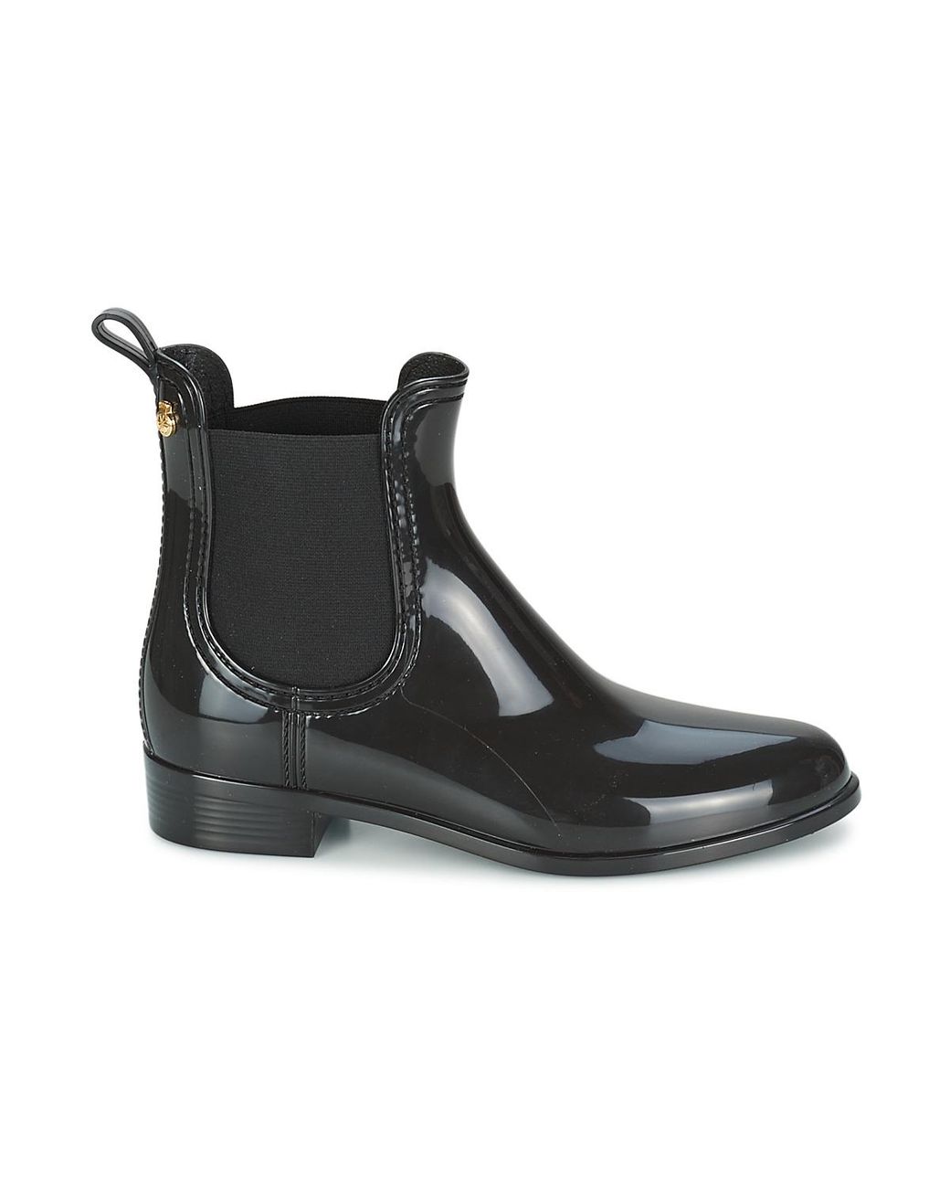 Lemon Jelly Black Comfy Wellington Boots