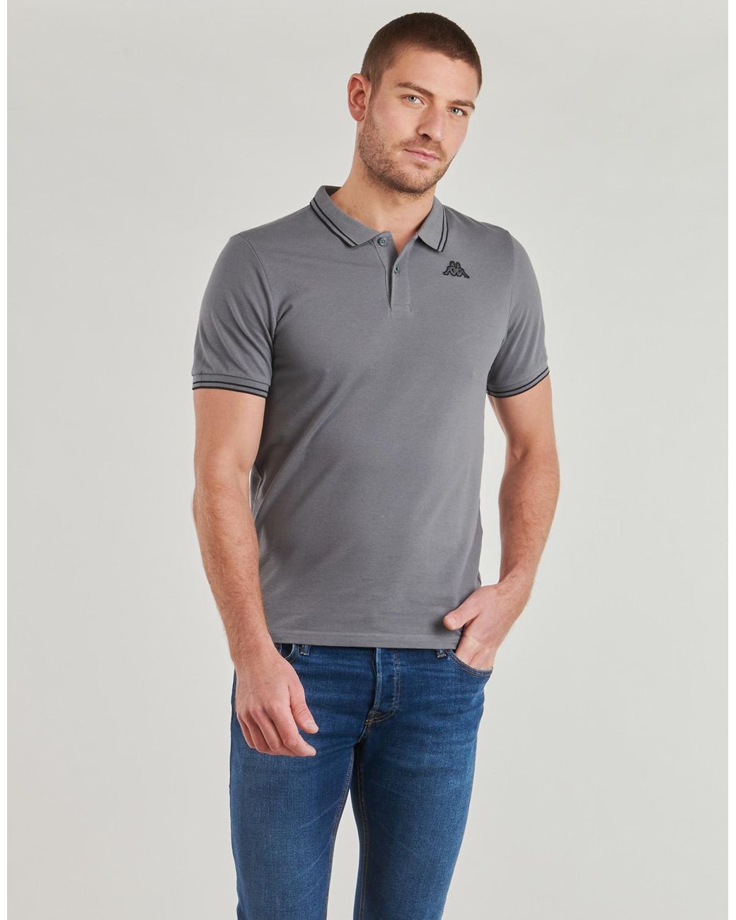 Kappa Gray Polo Shirt Ezio2 for men