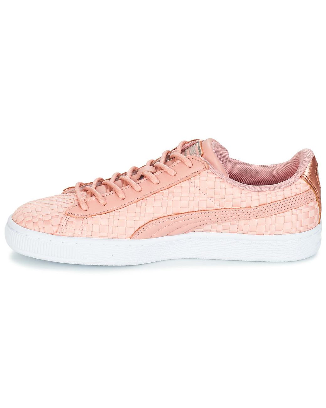 PUMA Basket Satin Ep Wn's Shoes (trainers) in Pink - Save 30% - Lyst