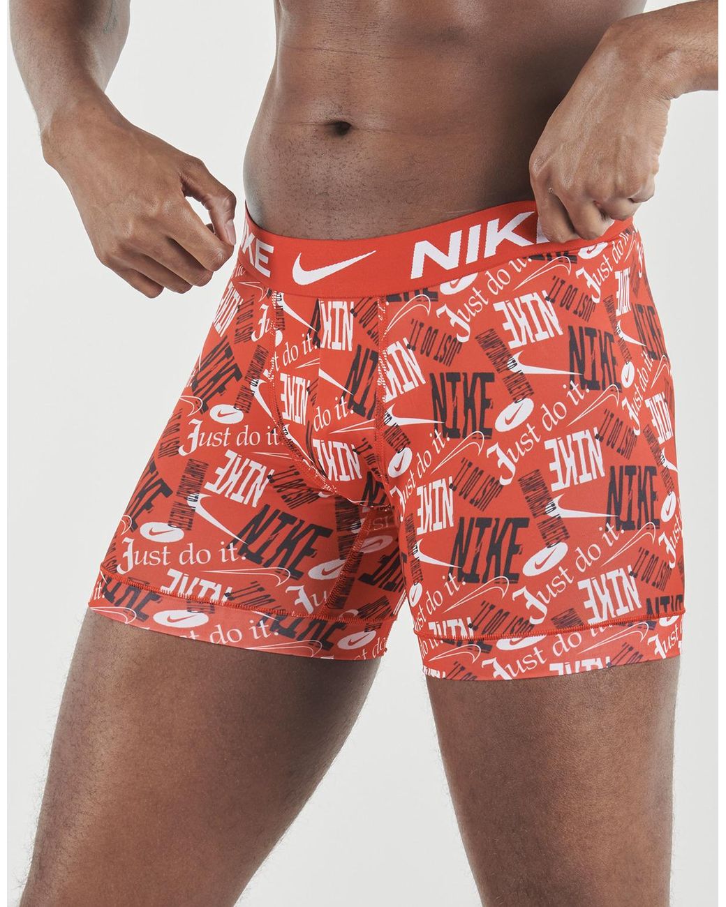 Nike White Boxer Shorts Micro Brief X3 for men