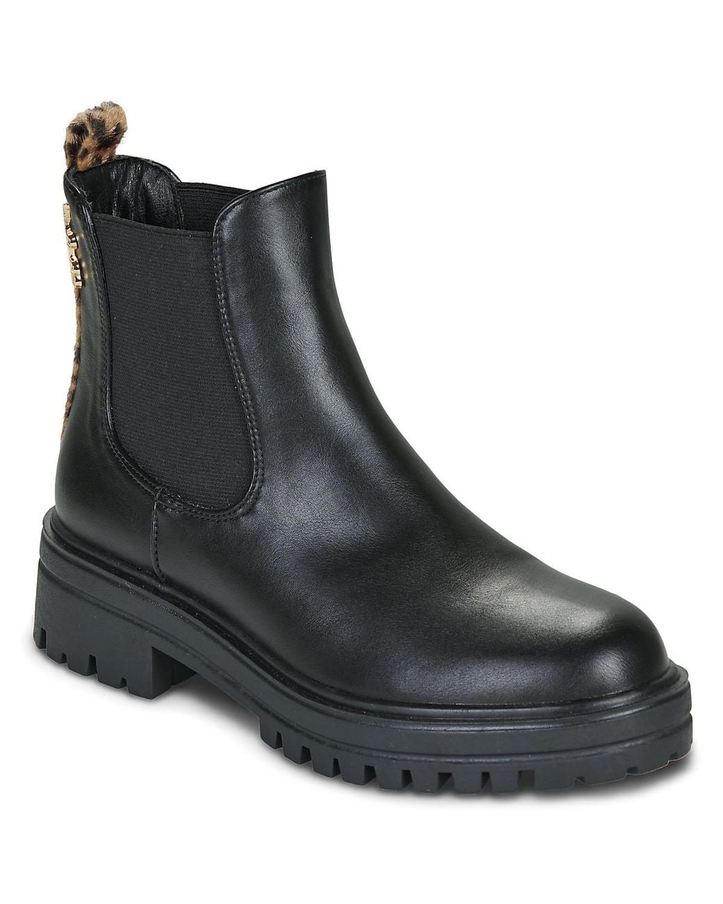 Les Petites Bombes Black Mid Boots Pavina
