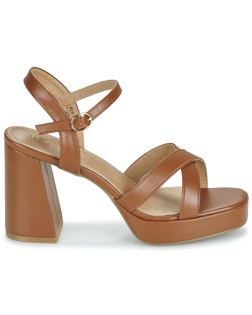 Ravel Brown Heeled Sandals Farran