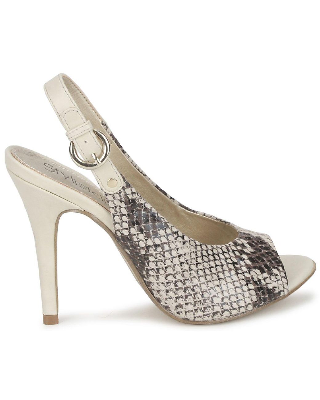 StylistClick Metallic Ruth Sandals
