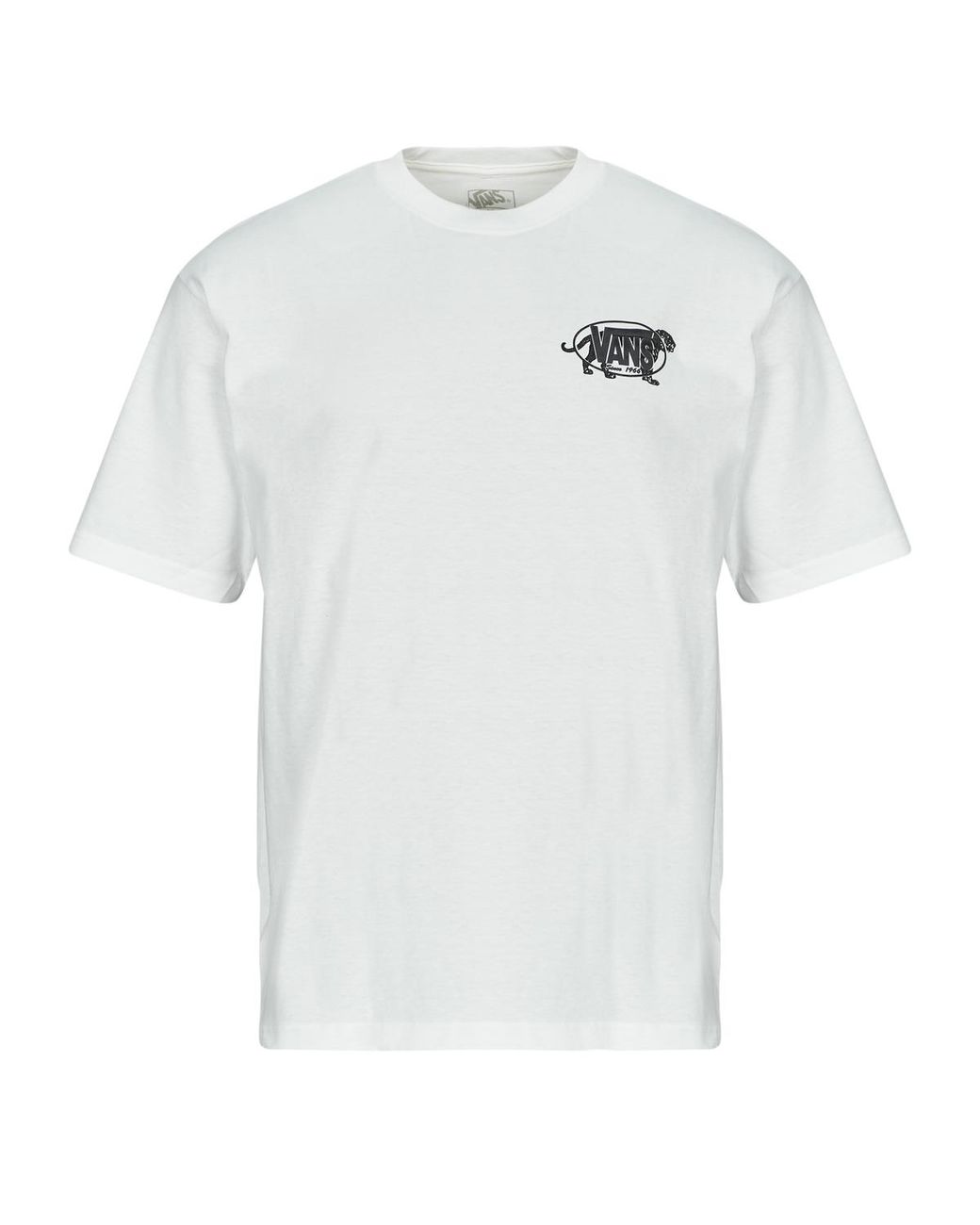 Vans White T Shirt Awaken Tiger Ss Tee for men