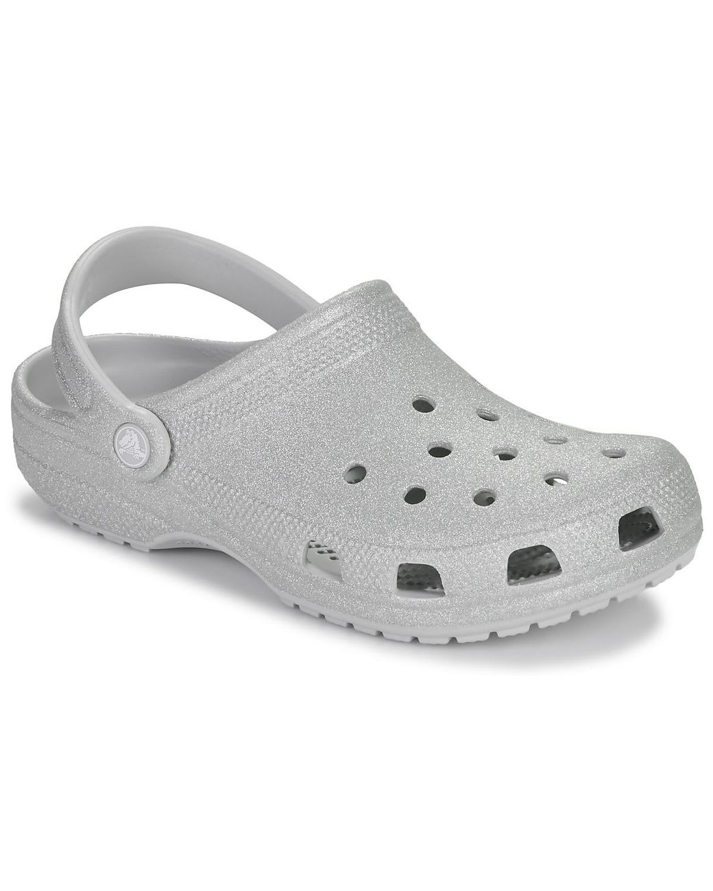 CROCSTM Gray Clogs (shoes) Classic Glitter Clog