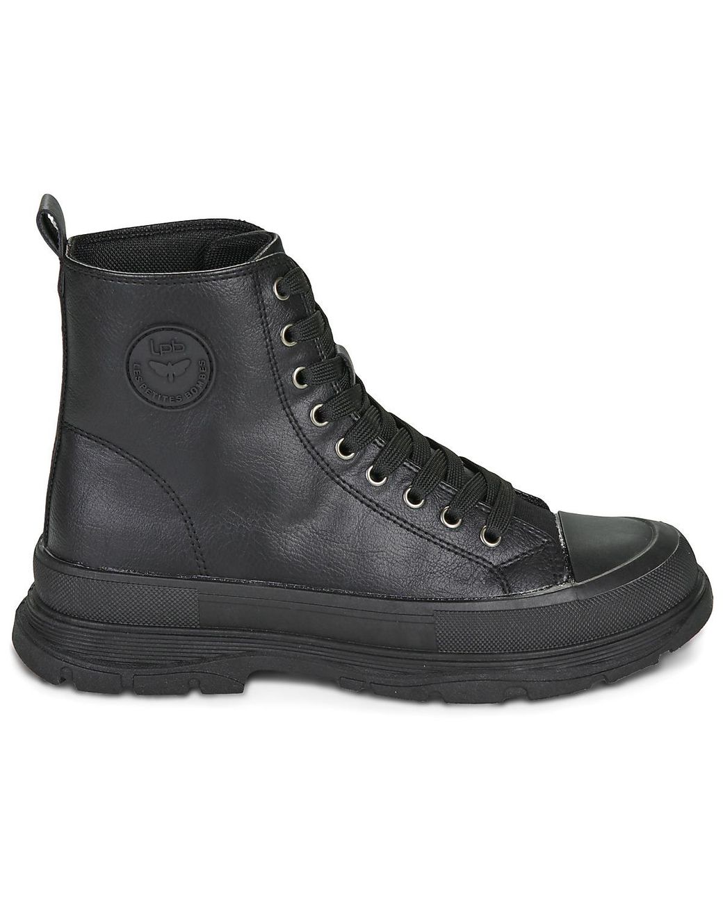 Les Petites Bombes Black Mid Boots Elena