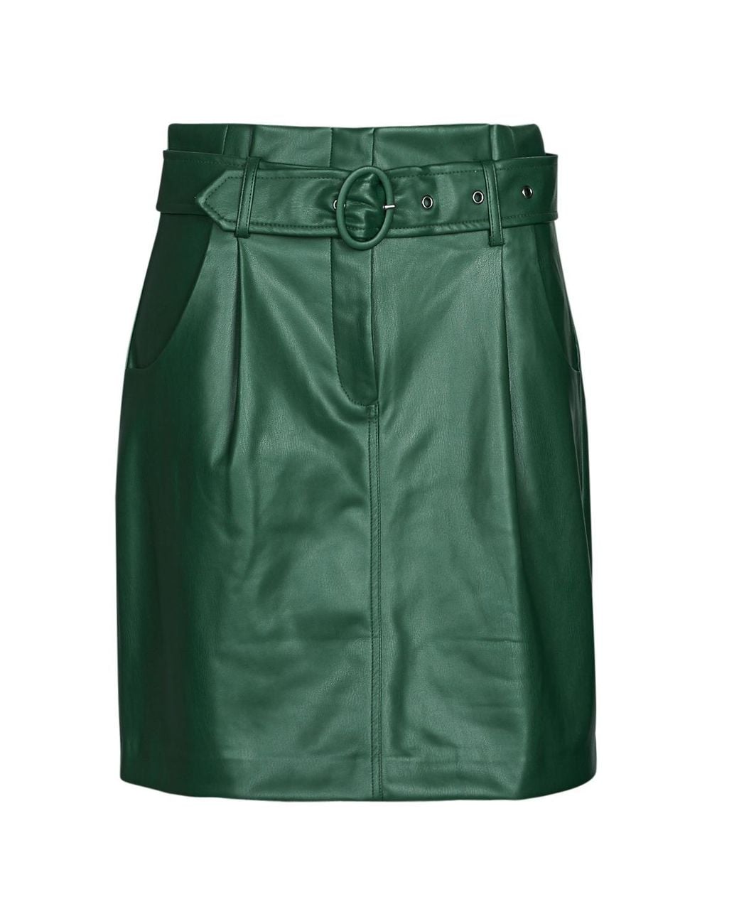 Vila Green Vichoosy Hw Coated Skirt Skirt