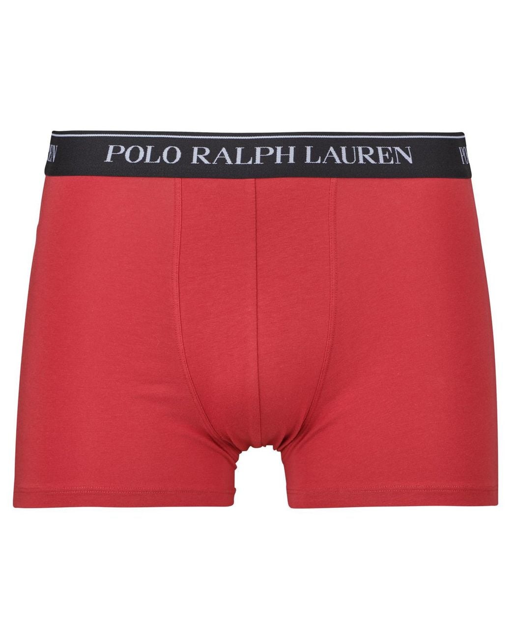 Polo Ralph Lauren Red Boxer Shorts Clssic Trunk-3 Pack-trunk for men