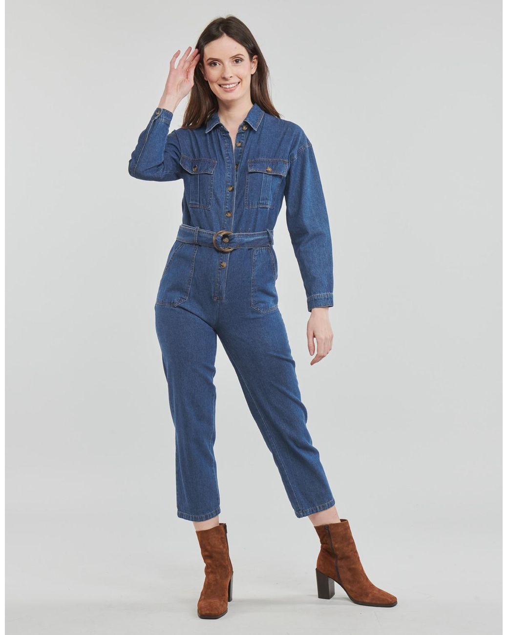 Betty London Blue Marietta Jumpsuit