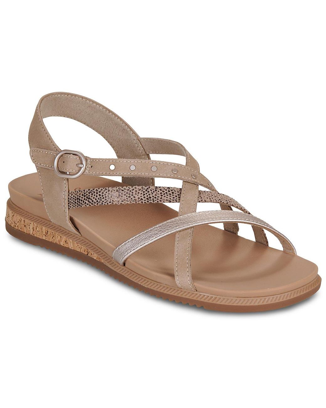 Skechers Brown Flat Sandals Desert Kiss Low