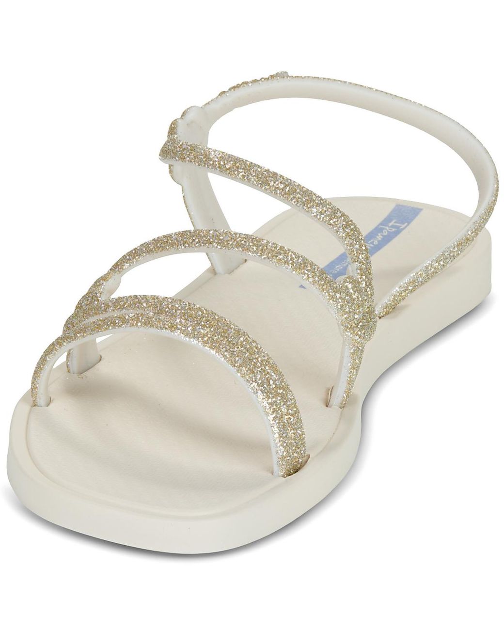 Ipanema Metallic Flat Sandals Solar Glow Sandal Fem