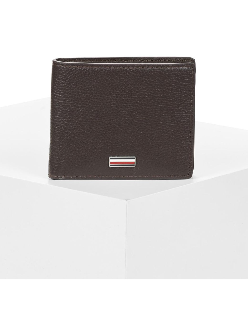 Tommy Hilfiger Black Purse Wallet Th Central Mini Cc Wallet for men