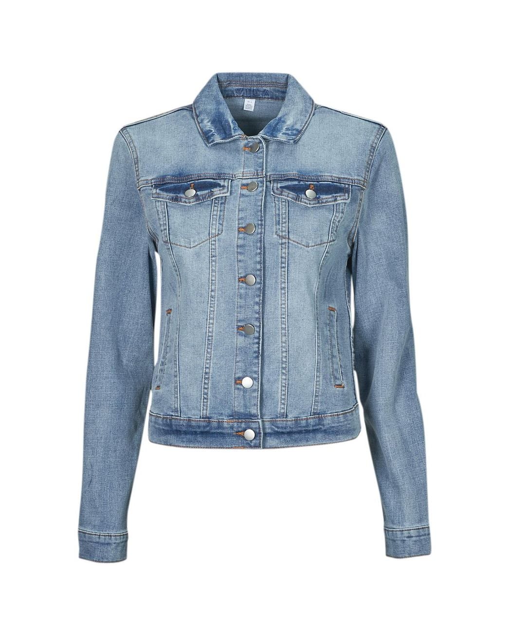 Vila Blue Denim Jacket Vishow