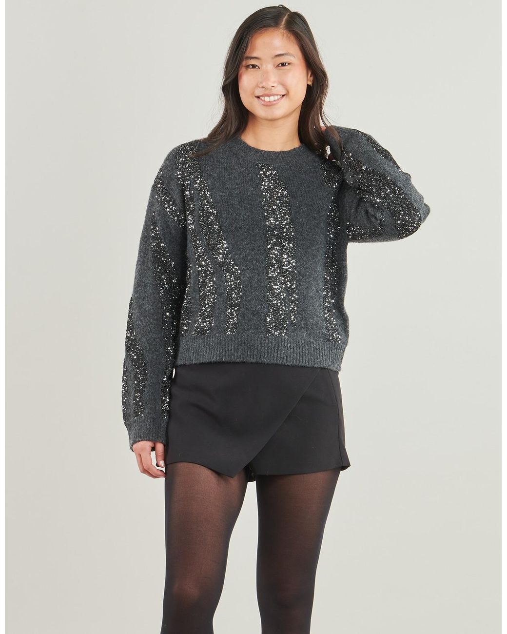 Pieces Black Sweater Pcrada