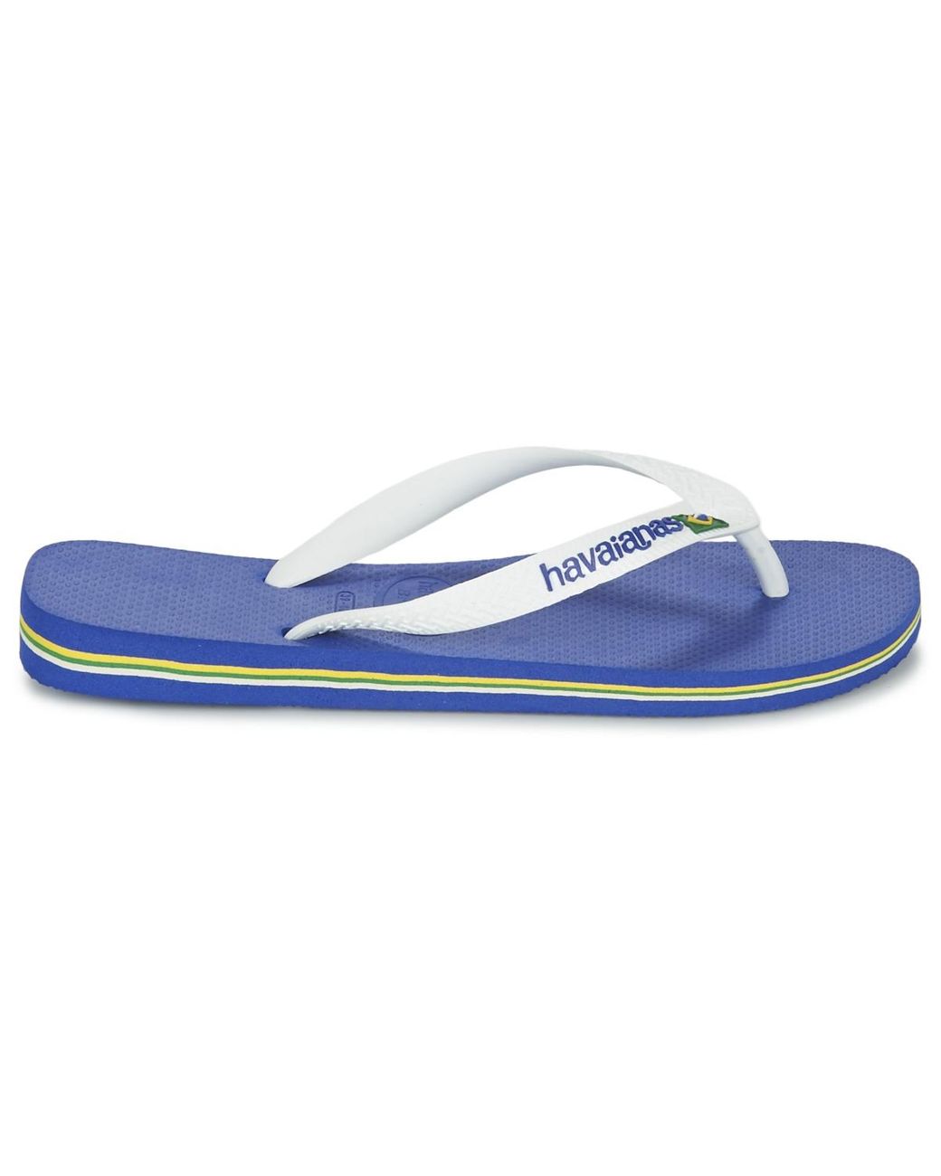 Havaianas Blue Brasil Logo Flip Flops / Sandals (shoes)