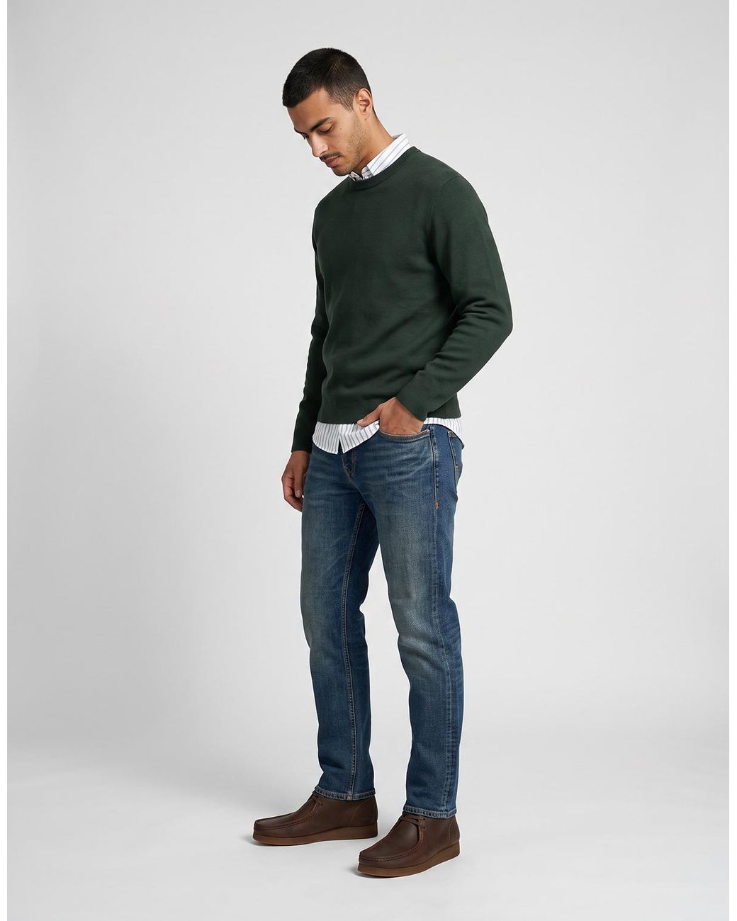 Jack & Jones Blue Skinny Jeans Jjiclark Jjvintage Cb 169 for men