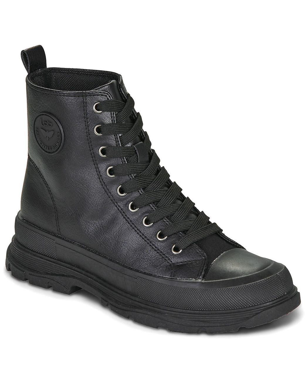Les Petites Bombes Black Mid Boots Elena