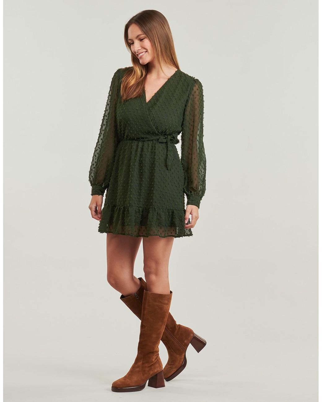 ONLY Green Dress Onltiva