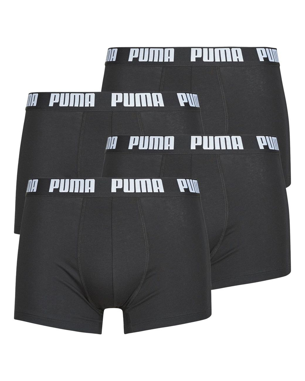PUMA Black Boxer Shorts Boxer Ecom Pack De 4 for men