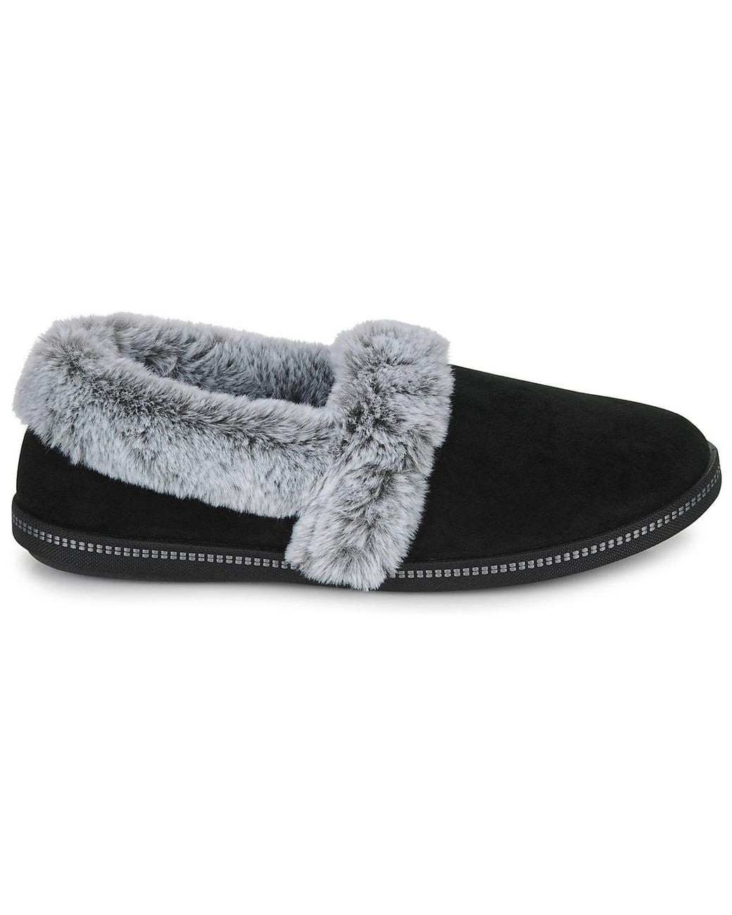 Skechers Black Cozy Campfire Team Toasty Slippers