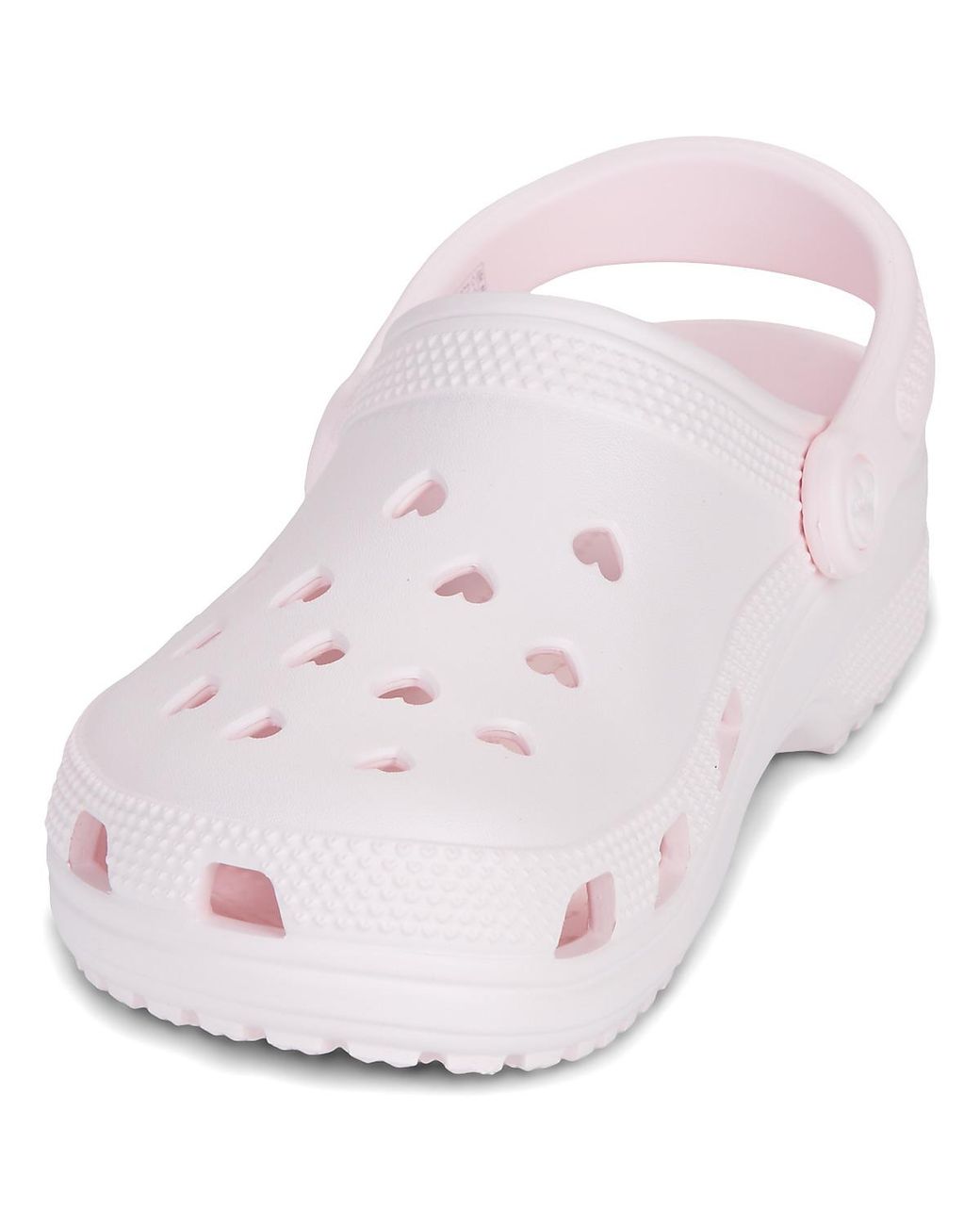 CROCSTM Pink Clogs (shoes) Classic Hearts Cut Out Clog