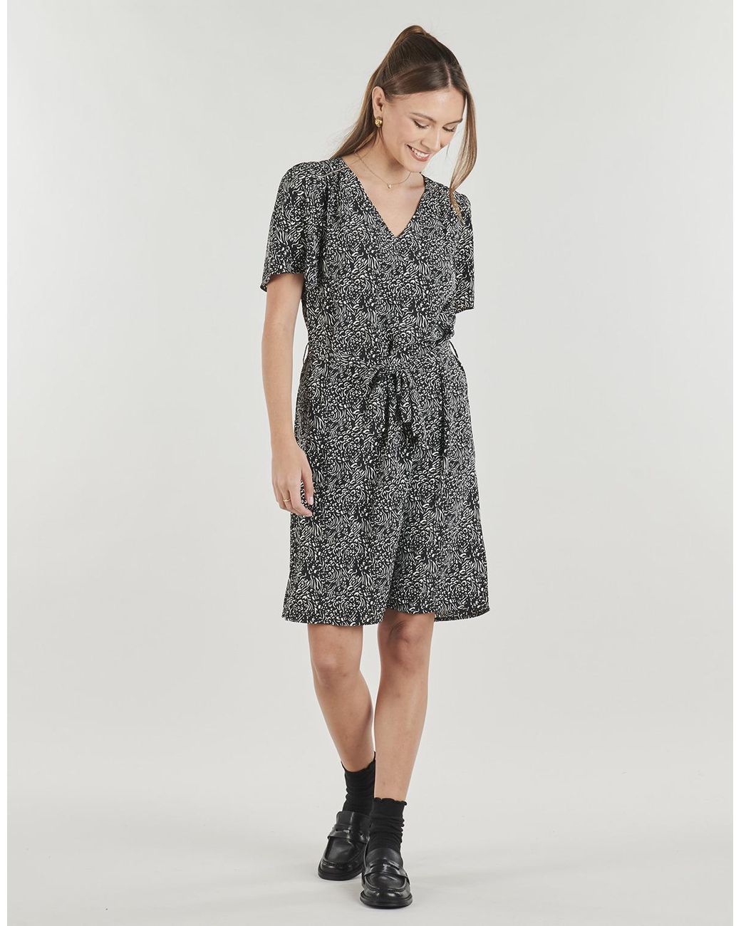 Deeluxe Gray Dress Nala Ro W