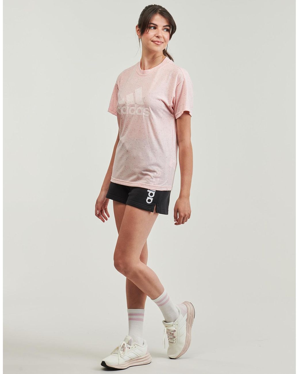 Adidas Pink T Shirt Future Icons Winners 3.0 T-shirt