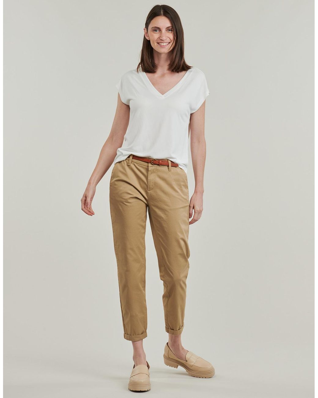 ONLY Natural Trousers Onlbiana