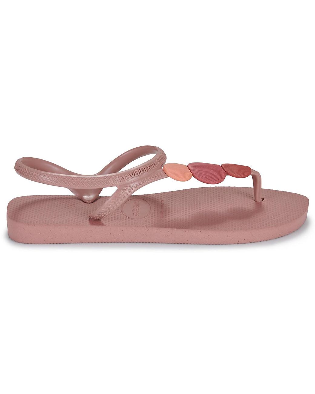 Havaianas Pink Flat Sandals Flash Urban Plus