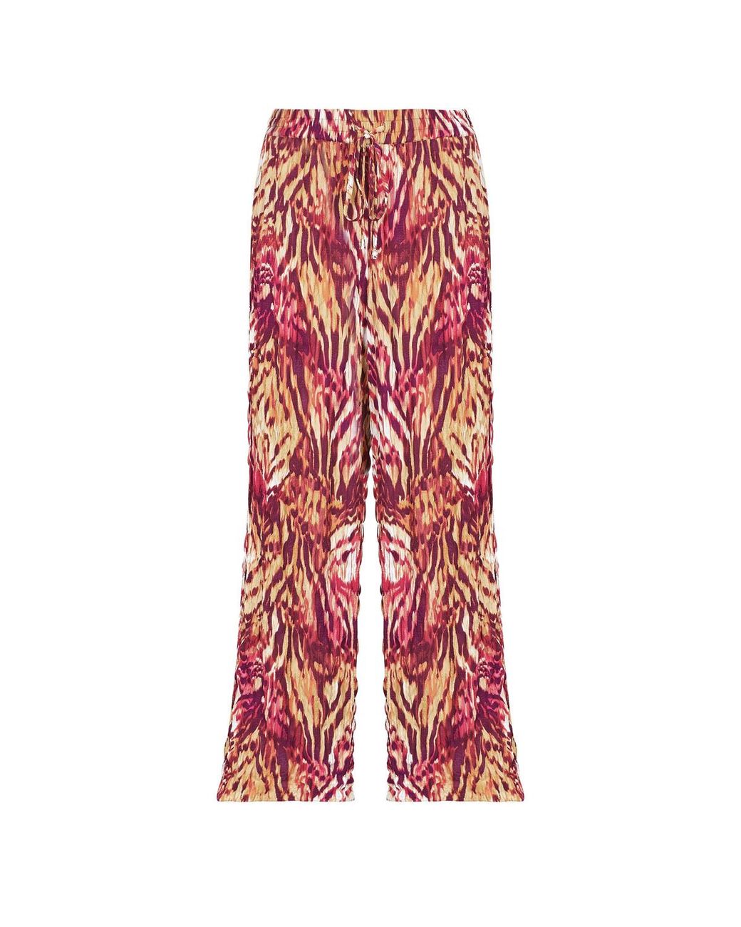 Les Petites Bombes Red Wide Leg / Harem Trousers Dalida