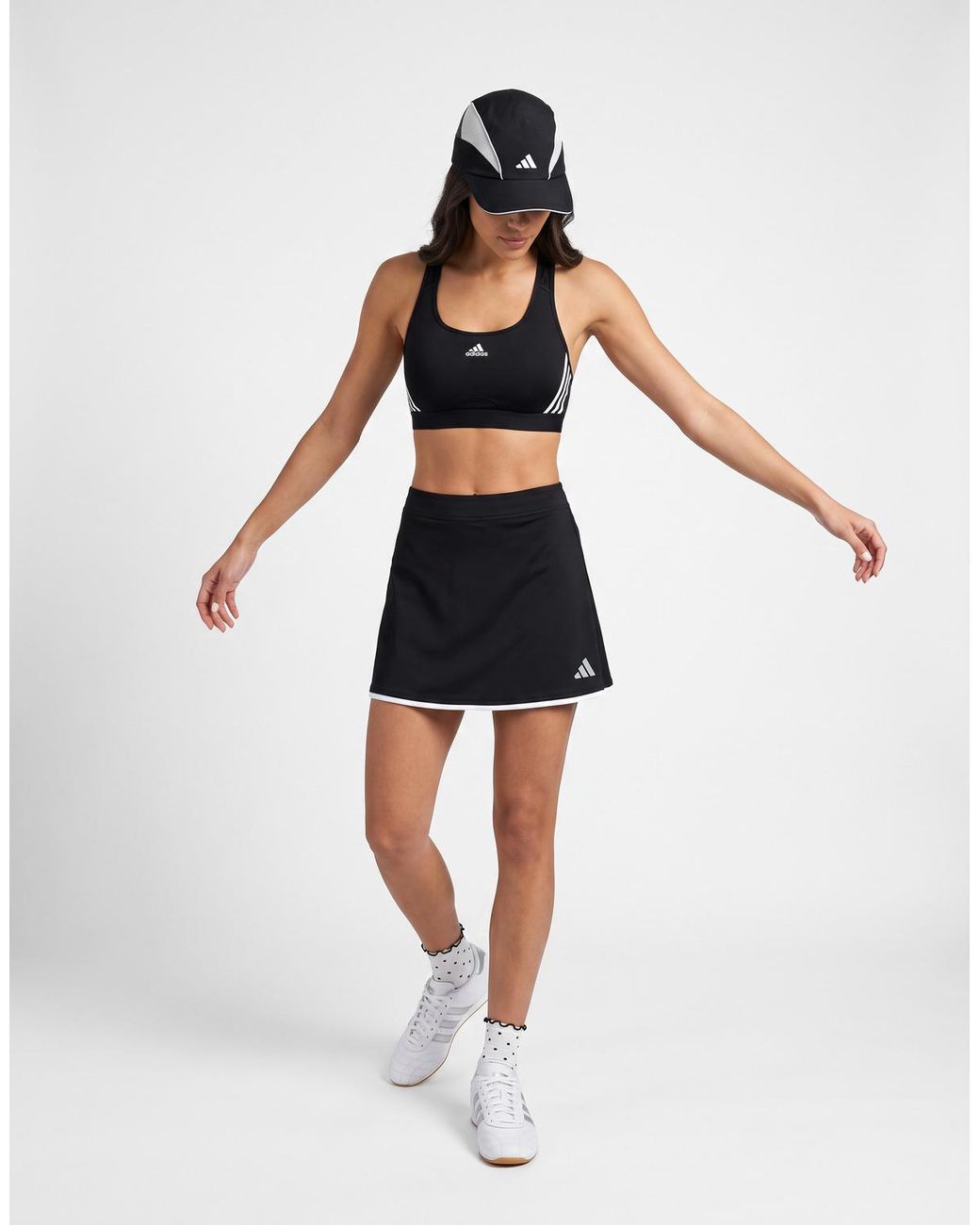 Adidas Black Short Skirts Entrada26 Skirt