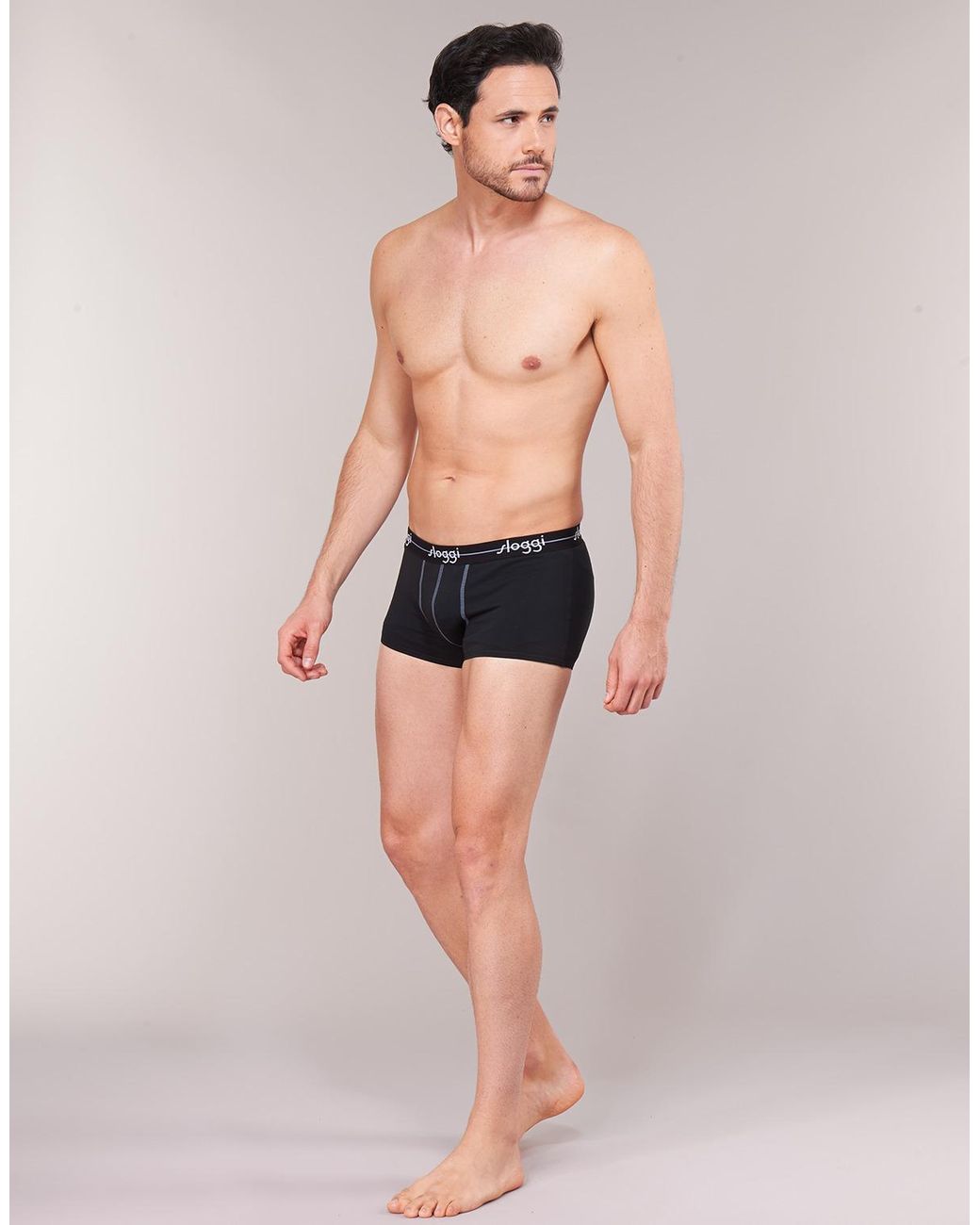 Sloggi Gray Men Start X 3 Boxer Shorts for men