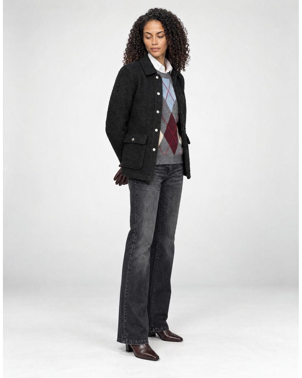 ONLY Black Coat Onlvictoria Mix Jacket