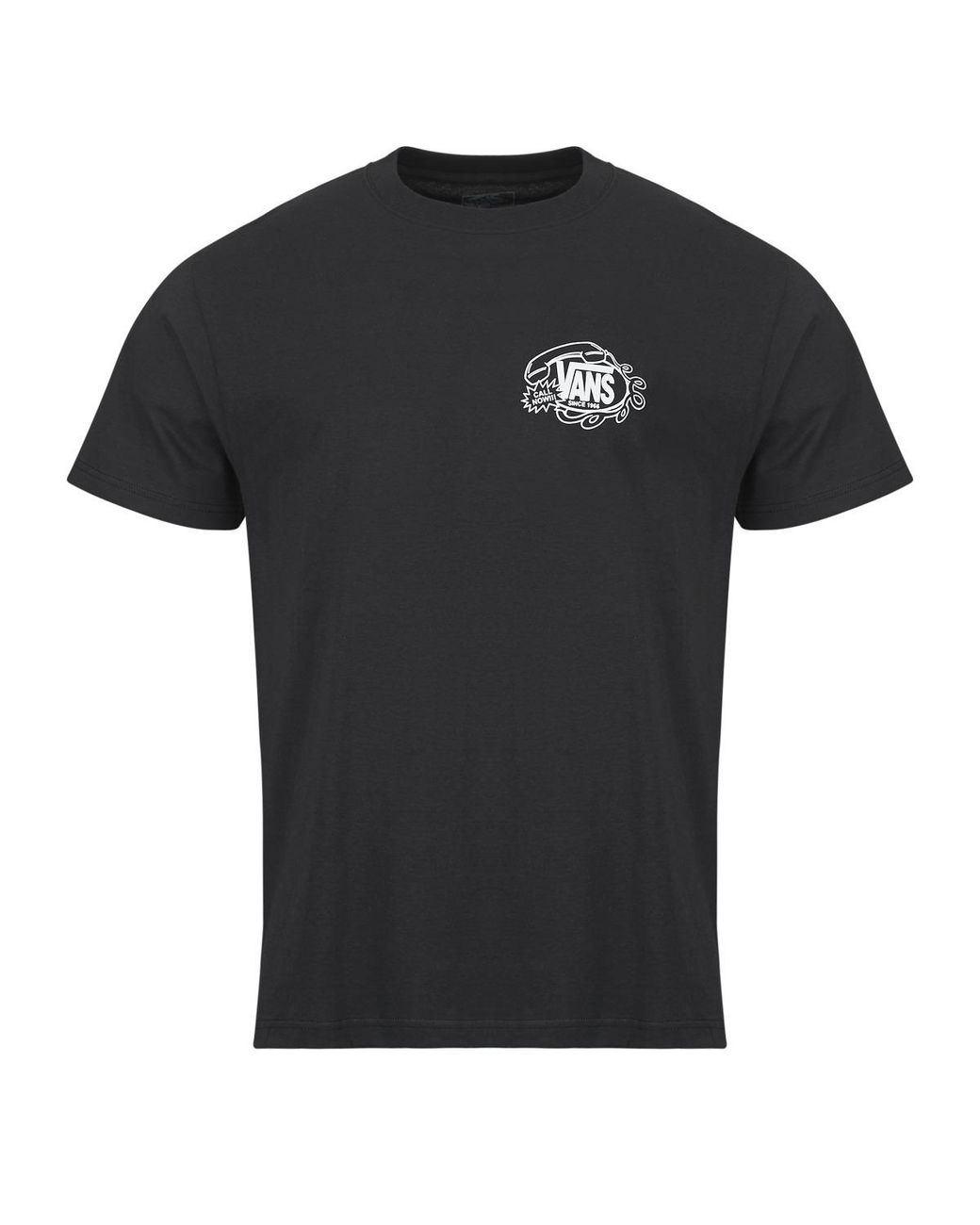 Vans Black T Shirt Hot Lines Ss Tee for men