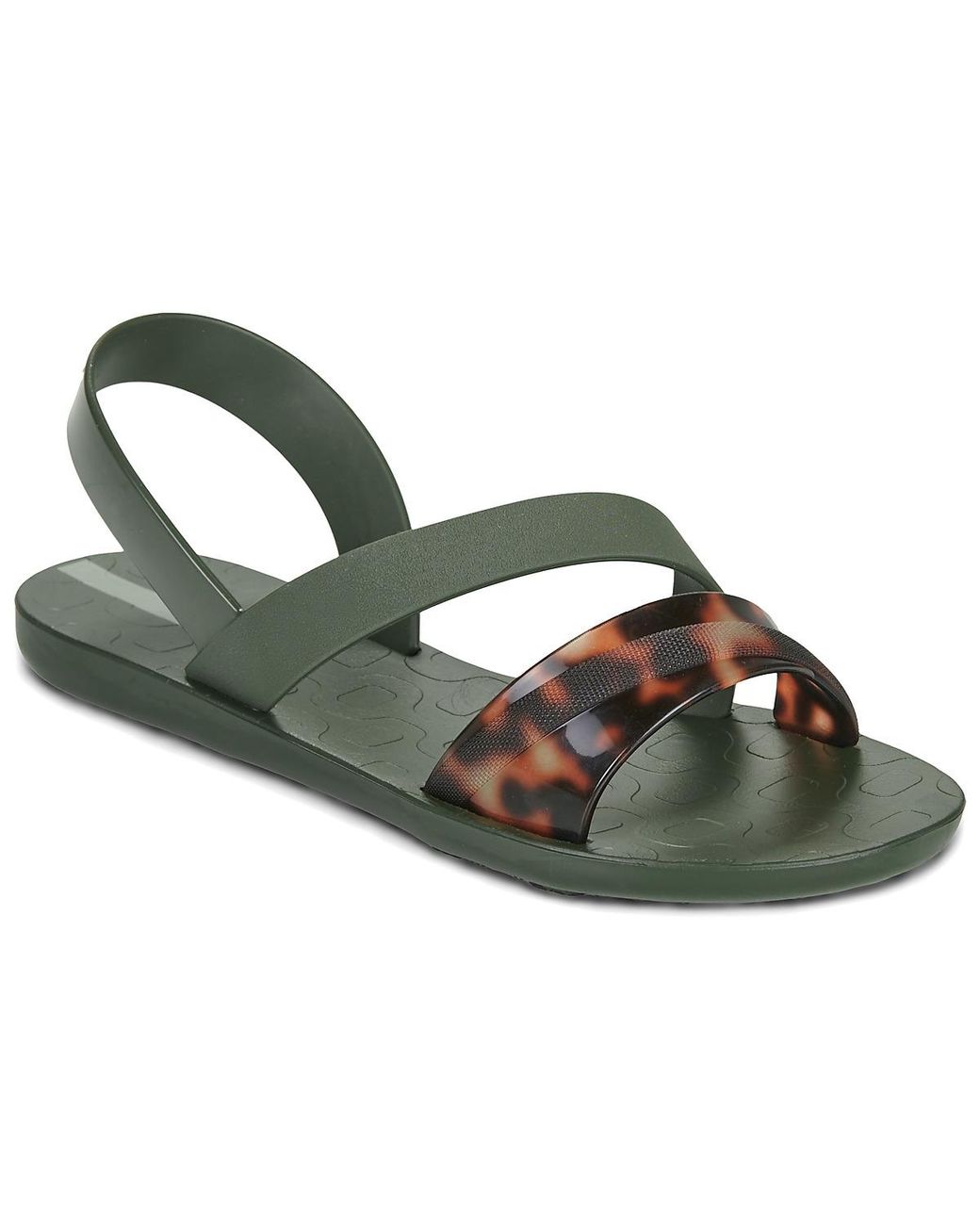 Ipanema Green Flat Sandals Vibrant Sandal Fem