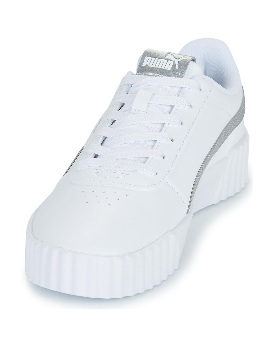 PUMA White Shoes (trainers) Carina 3.0 Metallic Glam
