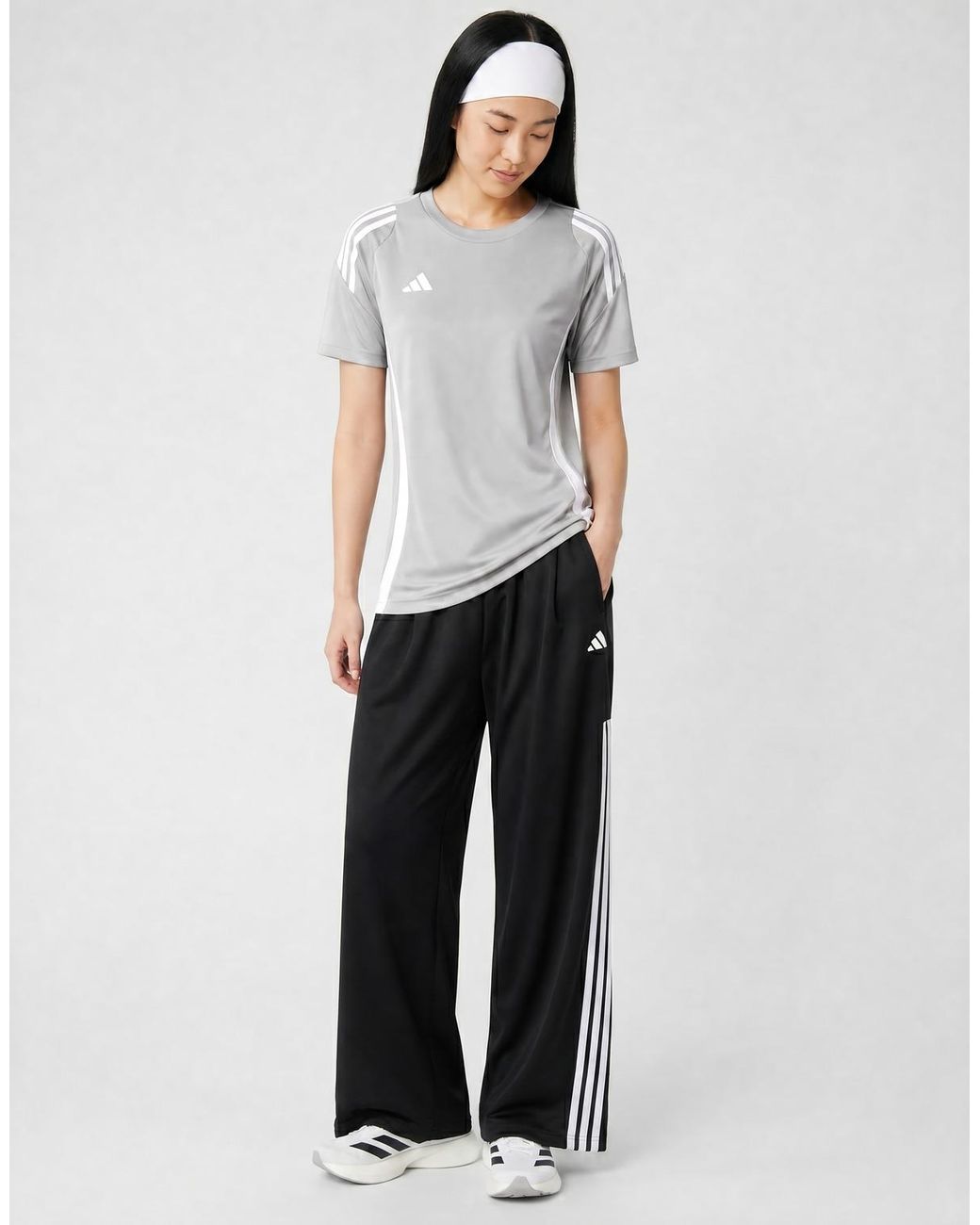 Adidas Gray T Shirt Tiro 24 Jersey
