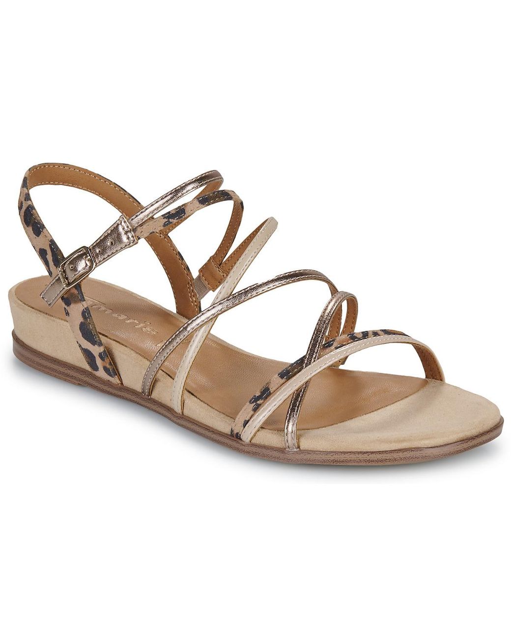 Tamaris Metallic Wedge Sandals 28103-445